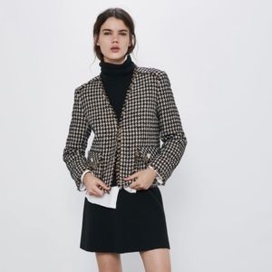 Houndstooth Blazer